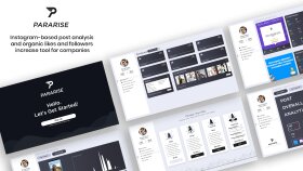 Pararise - Web UI/UX Design