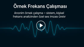 Kişisel Frekans Analizi ve YZ Destekli Ses Örneği