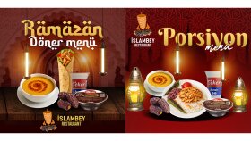 İslamBey Restoran Ramazan Menüsü Sosyal Medya Tasarımları