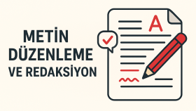 metin düzenleme ve redaksiyon işleri yaparım