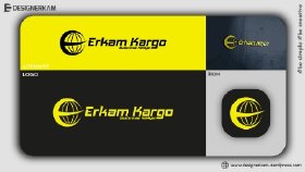 Erkam kargo logo tasarımı