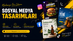 dikkat çekici sosyal medya postları tasarlarım
