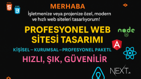 size özel modern ve hızlı bir web sitesi hazırlayabilirim
