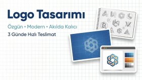 sizin için kaliteli ve şık logo tasarımı yaparım