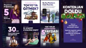 Yaşam Tarzı & Etkinlik Uygulaması Sosyal Medya İçerik Tasarı