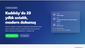 Erkek Kuaförü - 48 Saatte Kurumsal Web Sitesi