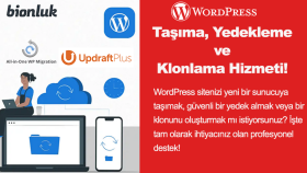 wordpress sitelerinizi taşıma, yedekleme ve klonlama yaparım