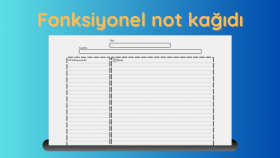 Fonksiyonel not kağıdı tasarımı