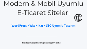 modern ve satış odaklı e-ticaret siteleri tasarlıyorum
