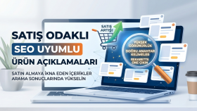 satış tecrübemle SEO uyumlu ürün içerikleri hazırlarım