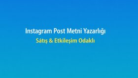 Sosyal Medya Metin Yazarı