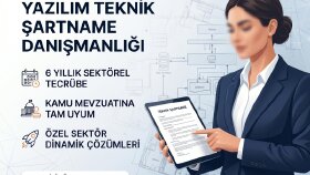 yazılım projeleriniz için teknik şartname hazırlayabilirim