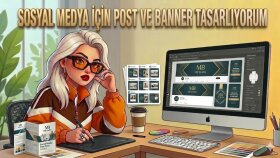 dikkat çekici sosyal medya post ve banner yaparım