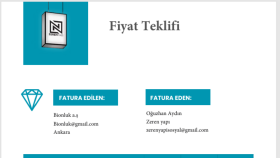 Fiyat Teklifi 3