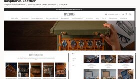 Bosphorus Leather - Lüks Saat Kutusu E-Ticaret Sitesi