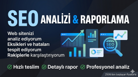 web siteniz için detaylı SEO analizi yaparım