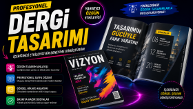 profesyonel olarak dergi tasarlıyorum
