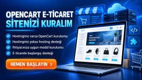 ben,opencart kurulumu yapabilir. e-ticarete başlatabilirim