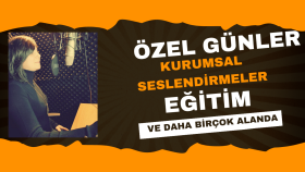 sesimle projelerinize hayat veriyorum