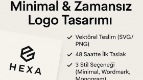 markana minimal ve zamansız bir logo tasarlarım