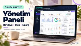 Web Arayüz – Randevu, Stok ve Yönetim