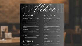 restoran menü tasarımı yaparım