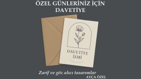 özel günleri tasarımla anlatırım