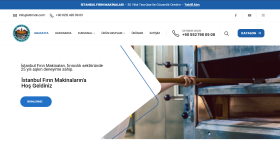 İstanbul Fırın Makinaları - Web sitesi