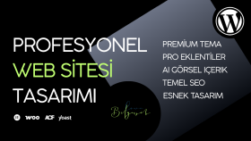 ihtiyaçlarınıza uygun anahtar teslim web sitesi yaparım