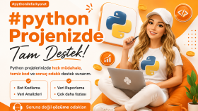 Python yazılımları geliştiririm