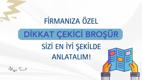 dikkat çekici broşürler hazırlayabilirim