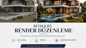  mimari renderlarınızı gerçekçi hale getiririm
