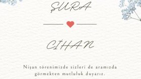 modern sade ve estetik davetiyeler tasarlarım