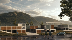 Realistic render proje sunum örneği