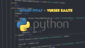 python kullanarak programı yapabilirim