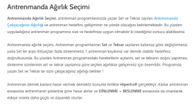 Antrenmanda Ağırlık Seçimi