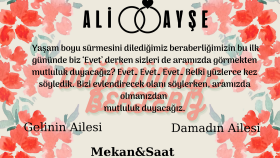 Özel günlerinize özenle tasarlanmış davetiyeler 