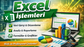 excelde ihtiyacın olan her işi yapabilirim