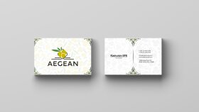 Aegean Natural Soap Kartvizit Tasarımı