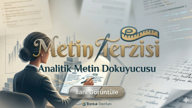 metinlerinize "Metin Terzisi" dokunuşuyla ruh katarım