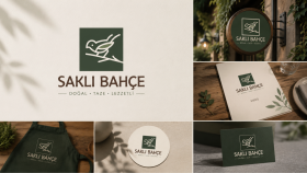 Saklı Bahçe | Restoran Logo & Marka Kimliği