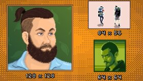 sizin fotoğrafınızı pixel art olarak çizeceğim