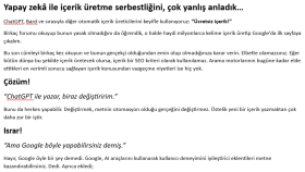 Yapay zeka ile SEO yapılır mı?
