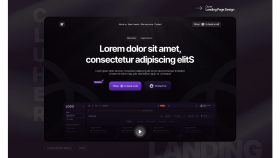Cluher Finans Landing Page