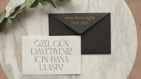 özel günleriniz için davetiye tasarlayabilirim