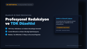 metinlerinize profesyonel redaksiyon ve düzelti yaparım