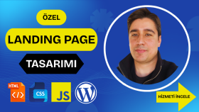sizin için özel landing page tasarımı yaparım