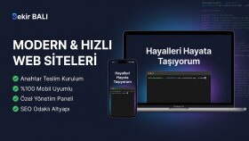 işletmeniz için modern ve profesyonel web sitesi hazırlarım