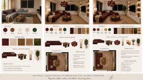profesyonel iç mimari moodboard konsept tasarımı sunuyorum