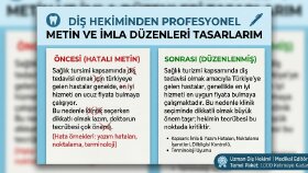 tıbbi ve genel metinler için akıcı imla düzeni tasarlarım